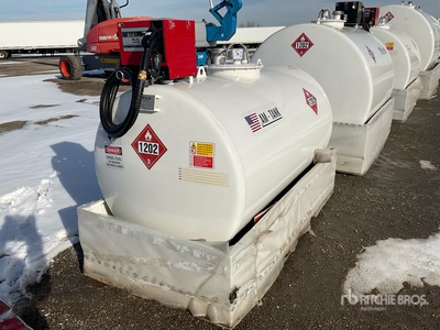 2025 AM Tank AM-TANK500 555 gal Skid Mounted Steel Diesel Tank (Unused)