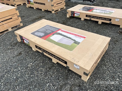 2026 SUNTOP SC1220 12 ft x 20 ft Single Metal Garage (Unused)