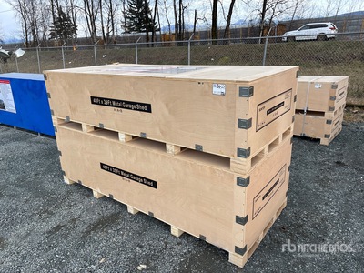 2026 SUNTOP SC4039 Double Garage Metal Shed (Unused)