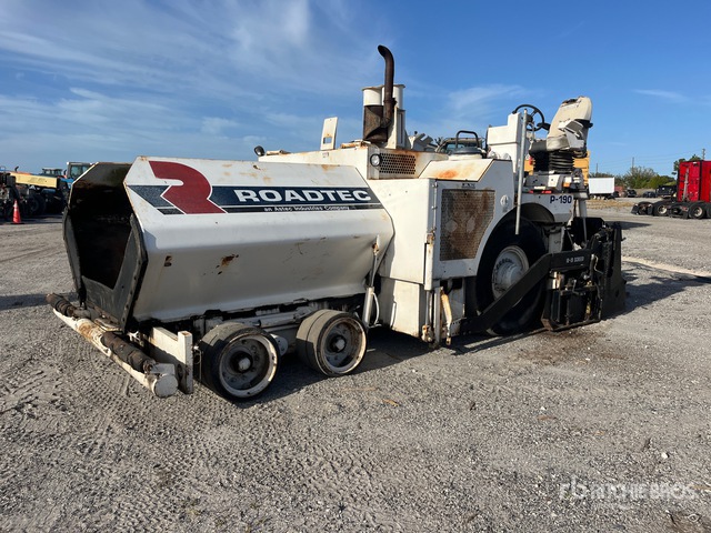 2009 Roadtec RP-190 Wheel Asphalt Paver | Ritchie Bros. Auctioneers