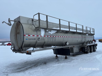 2015 Lazer Inox 44000 L Tri/A Tanker Trailer (Inoperable)