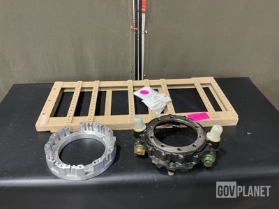 (3) Brake Spiders, (7) Flywheel Housings, (1) Frame & Assorted Items