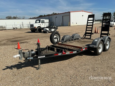 2019 MMDI 6960 lb 8 ft T/A Equipment Trailer