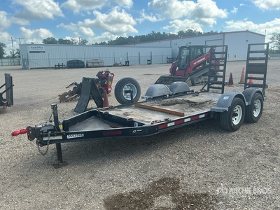 2018 Pratt 14 ft T/A Remolque Portamaquinaria