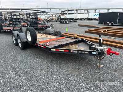 2019 MMDI 14 ft T/A Remolque Portamaquinaria