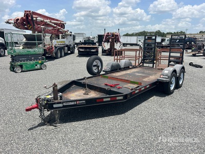 2019 MMDI 14 ft T/A Remolque Portamaquinaria