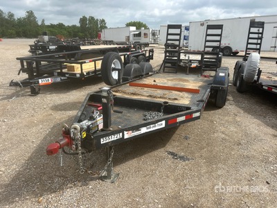 2021 MMDI 614SLTD 14 ft T/A Equipment Trailer