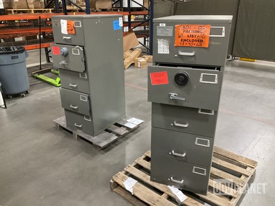 (2) Mosler Filing Cabinet Safes