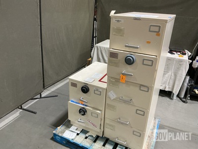 (2) Alpha Safe & Vault Filing Cabinet Safes