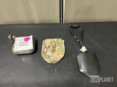 (38) Entrenching Tools, (100) Entrenching Carriers & Assorted Items