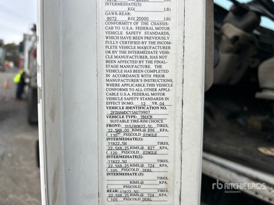 2005 Sterling L8500 8x4 T/A Dump Truck (Inoperable)