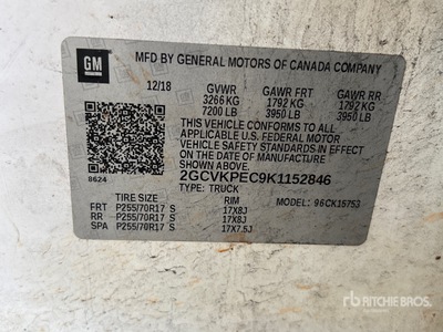 2019 Chevrolet Silverado 1500 4x4 Crew Cab Pickup