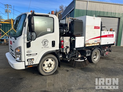 Elgin on 2019 Elgin Broom Badger on 2019 Isuzu NRR Sweeper Truck