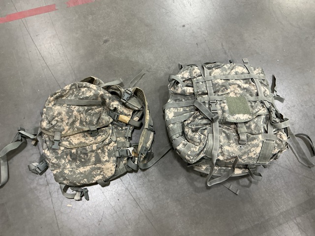 (101) Assault Packs & (35) Large Field Pack Sets