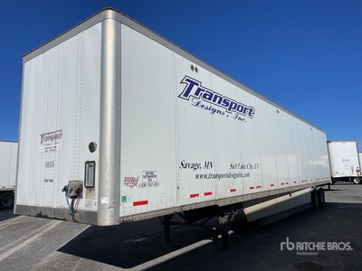 2012 Wabash DVCVHPC 53 ft x 102 in T/A Van Trailer