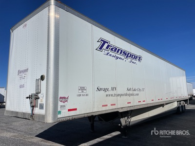 2017 Wabash DVCVHPC 53 ft x 102 in T/A Rimorchio furgonato