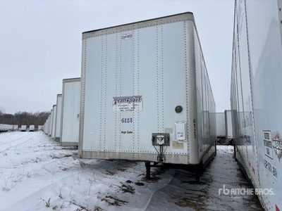 2012 Wabash 53 ft x 102 in T/A Van Trailer