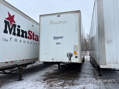 2015 Utility VS2DX 53 ft x 102 in T/A Van Trailer