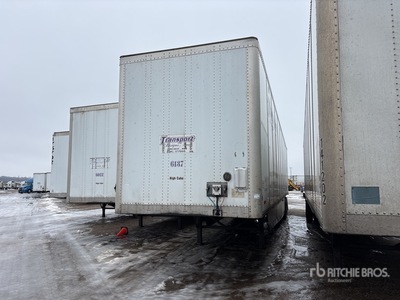 2012 Wabash 53 ft x 102 in T/A Van Trailer