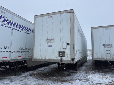 2017 Wabash 53 ft x 102 in T/A Van Trailer