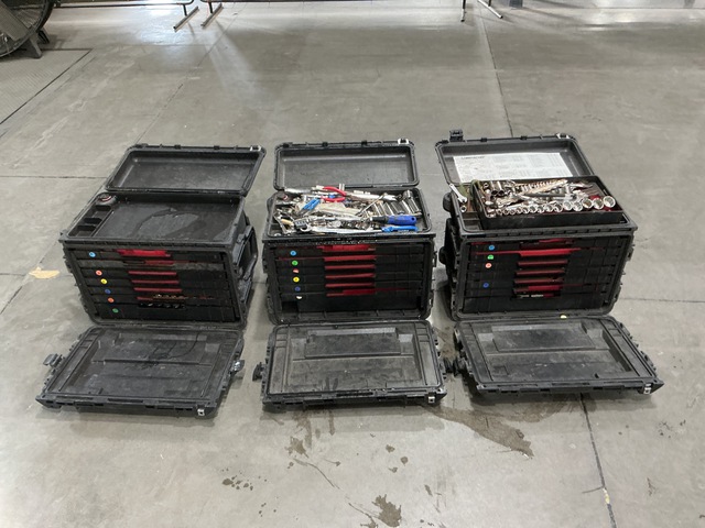 (10) Tool Boxes w/Assorted Tools