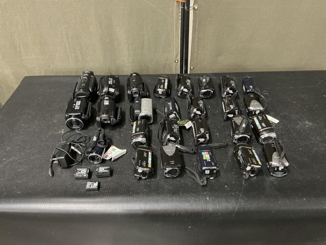 (26) Assorted Video Cameras (26) Assorted Video Cameras