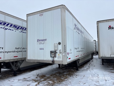 2017 Wabash 53 ft x 102 in T/A Van Trailer