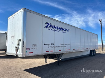 2017 Wabash 53 ft x 102 in T/A Van Trailer