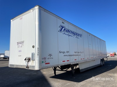 2012 Wabash 53 ft x 102 in T/A Rimorchio furgonato