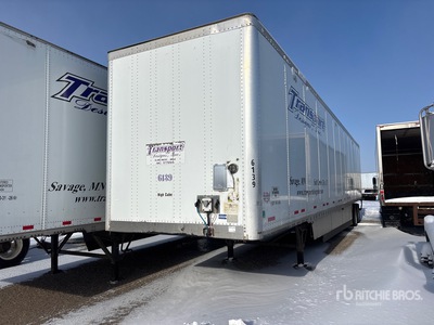 2012 Wabash 53 ft x 102 in T/A Van Trailer