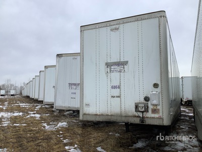 2014 Wabash 53 ft x 102 in T/A Van Trailer