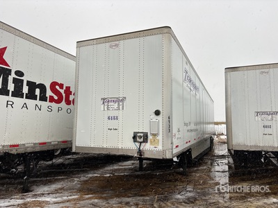 2012 Wabash 53 ft x 102 in T/A Van Trailer