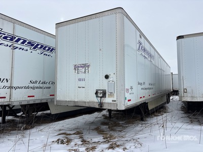 2012 Wabash DVCVHPC 53 ft x 102 in T/A Van Trailer