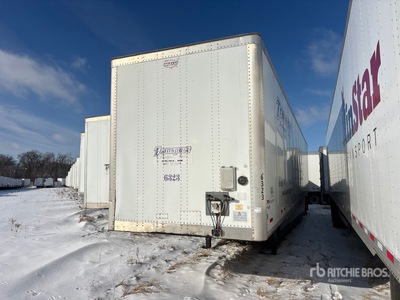 2017 Wabash 53 ft x 102 in T/A Van Trailer