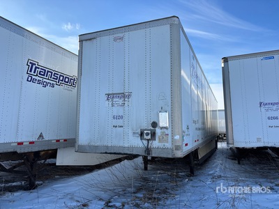 2012 Wabash 53 ft x 102 in T/A Van Trailer