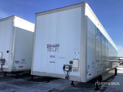 2012 Wabash 53 ft x 102 in T/A Van Trailer