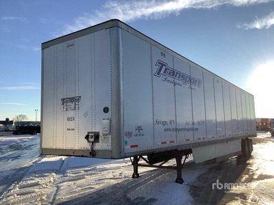 2012 Wabash DVCVHPC 53 ft x 102 in T/A Van Trailer