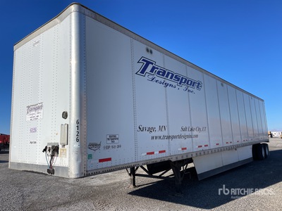 2012 Wabash 53 ft x 102 in T/A Rimorchio furgonato