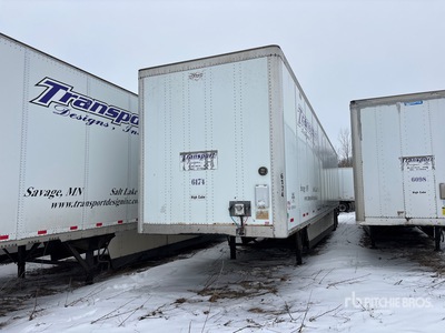2014 Wabash 53 ft x 102 in T/A Van Trailer
