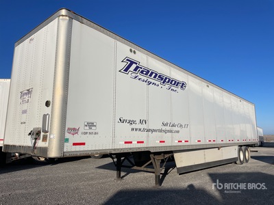 2014 Wabash 53 ft x 102 in T/A Rimorchio furgonato