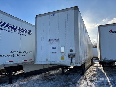 2016 Stoughton ZGPVW-535T-S-C-AR 53 ft x 102 in T/A Semi-remorque fourgon