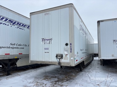 2012 Wabash 53 ft x 102 in T/A Van Trailer
