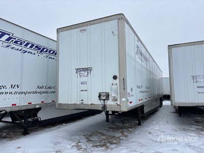 2014 Wabash 53 ft x 102 in T/A Van Trailer