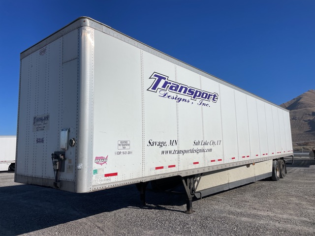 2017 Wabash DVCVHPC 53 ft x 102 in T/A Van Trailer