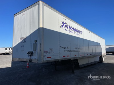 2012 Wabash 53 ft x 102 in T/A Rimorchio furgonato