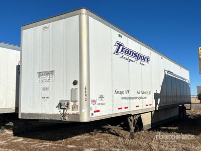 2014 Wabash 53 ft x 102 in T/A Van Trailer