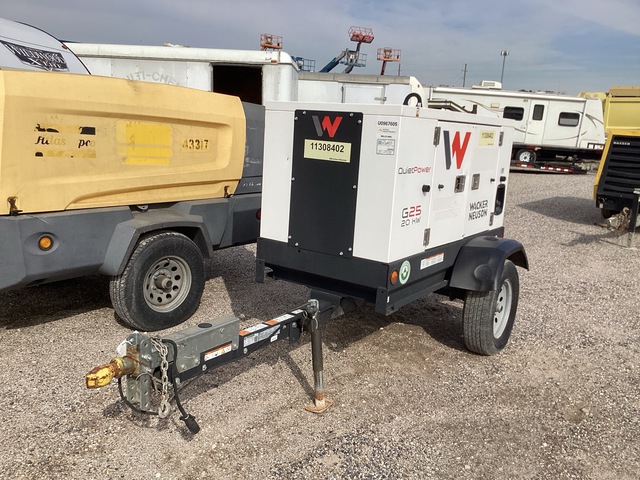 2021 Wacker Neuson G25 20 kW Mobile Generator Set