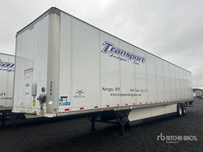 2010 Stoughton ZGPVW-535T 53 ft x 102 in T/A Van Trailer