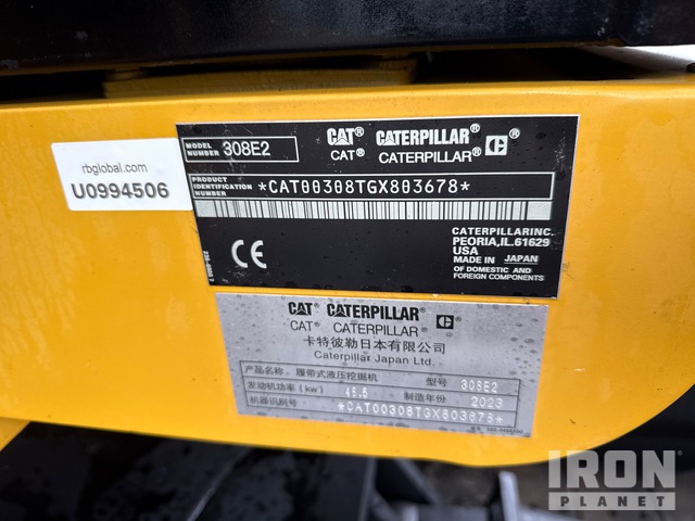 EXCAVADORA 2023 CATERPILLAR 308