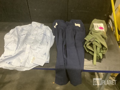 (37) Pairs of Slacks, (77) Shirts, (37) Duffel Bags & Assorted Items